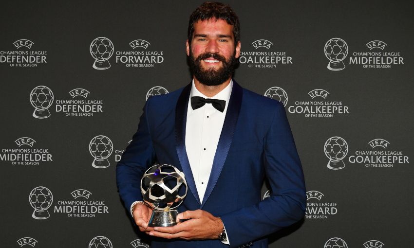 Alisson Becker wins Champions League Goalkeeper of the Season award - Liverpool  FC
